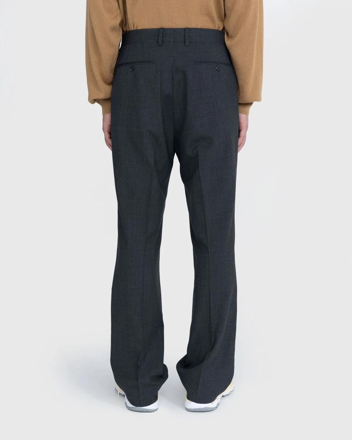 Auralee – Super Fine Tropical Wool Slacks Charcoal - Image 4
