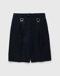 JACQUEMUS – Le Short Rond Carre Black