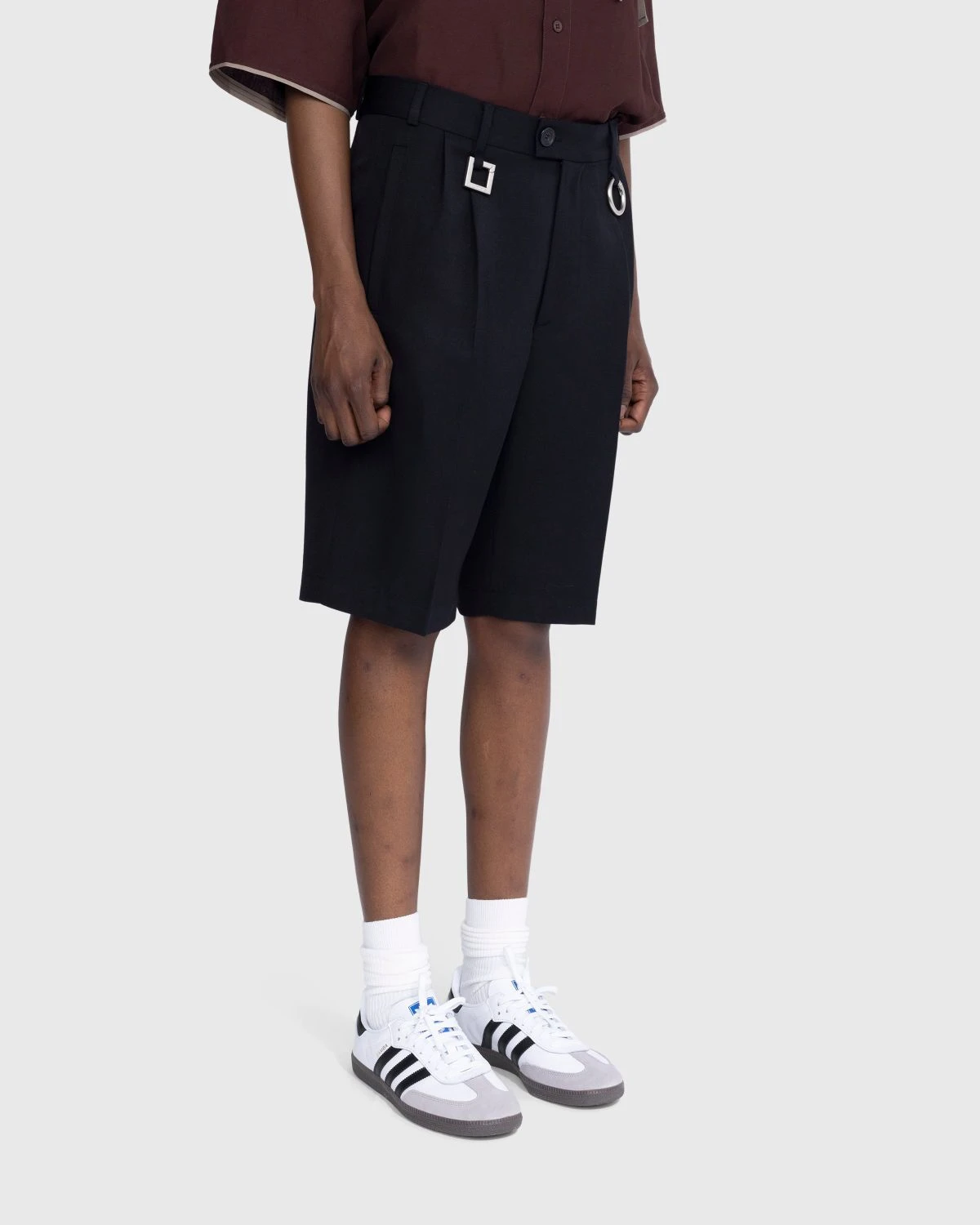 JACQUEMUS – Le Short Rond Carre Black - Image 4