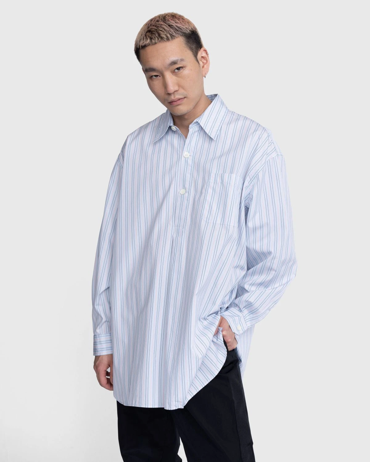 Our Legacy β Popover Shirt Blue Stripe - Image 6
