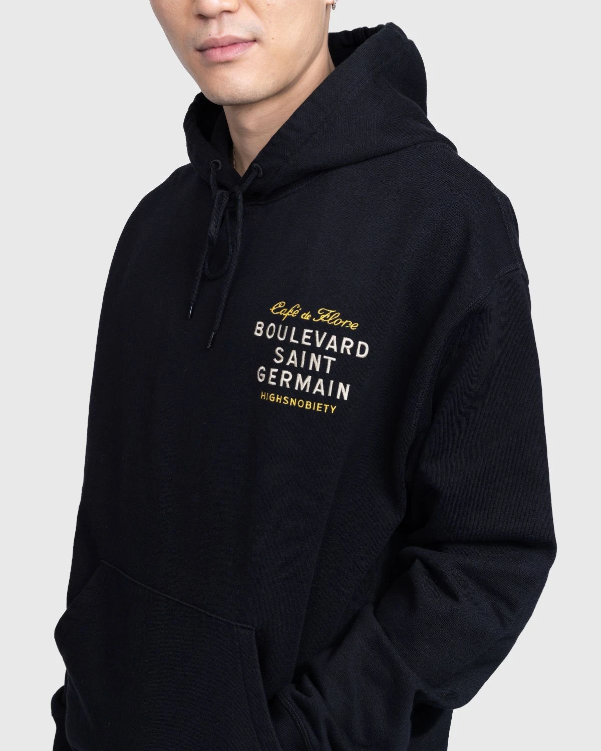 Café De Flore X Highsnobiety – Hoodie Black CDF - Image 5