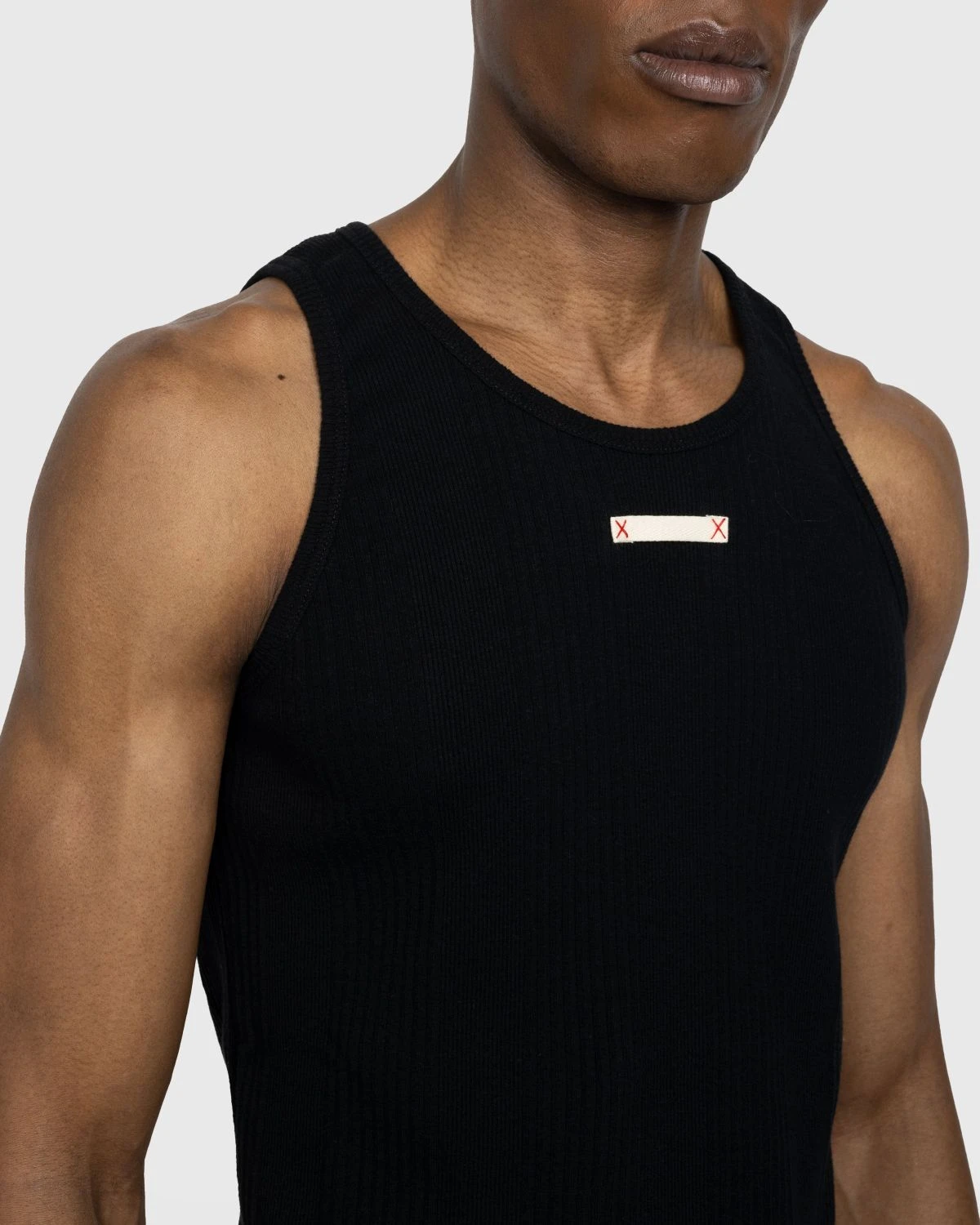 Maison Margiela β Rib Tank Top Black - Image 7