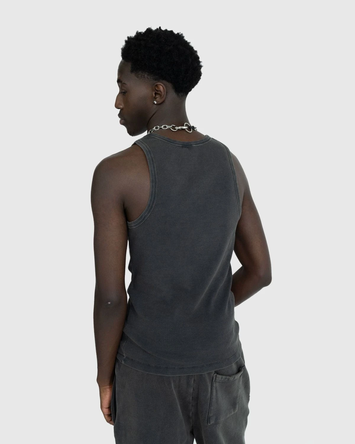 Entire Studios – Rib Tank Washed Black - Image 3