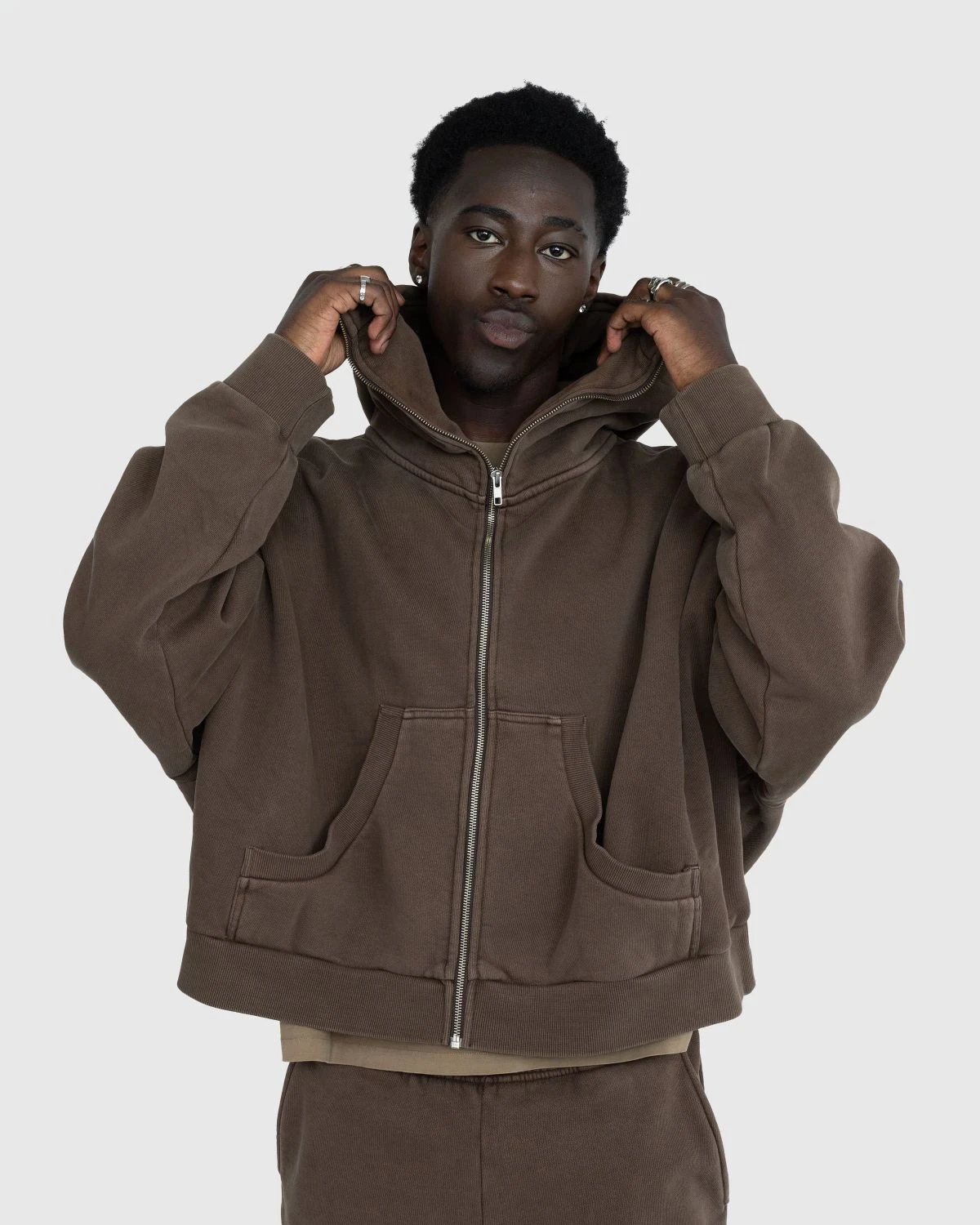 Entire Studios – Full Zip (Hoodie) Brunette - Image 2