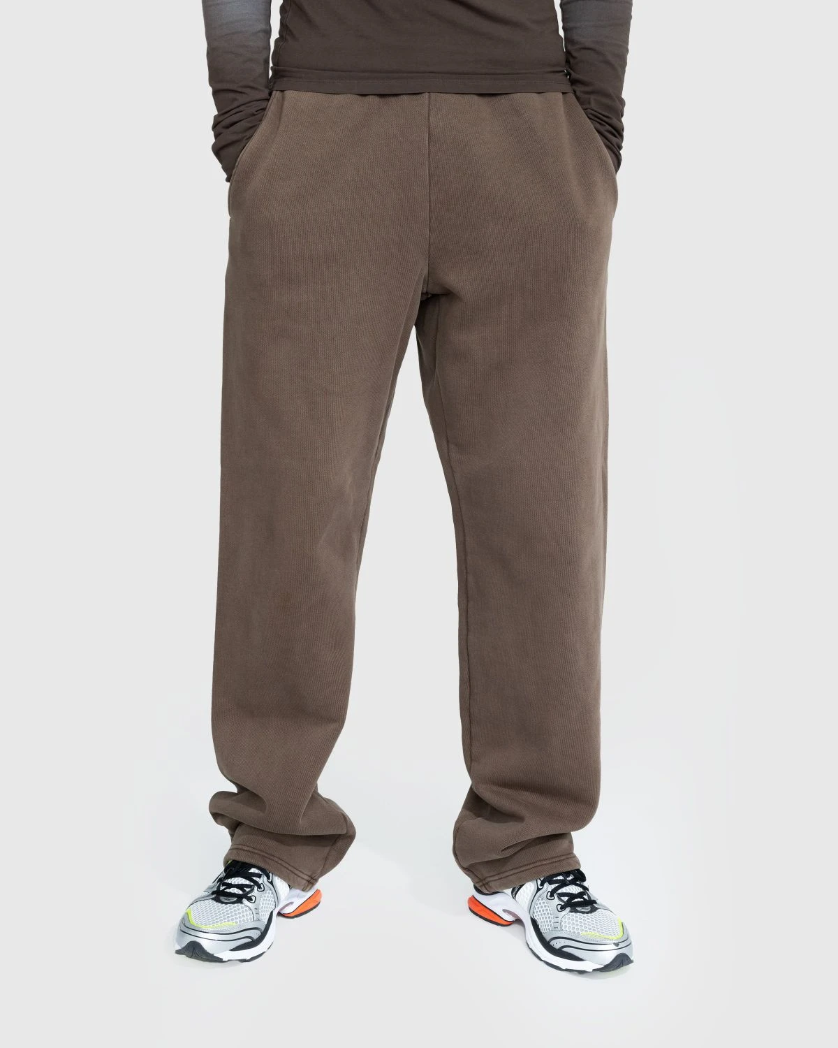 Entire Studios – Straight Leg Sweatpant Brown - Image 2