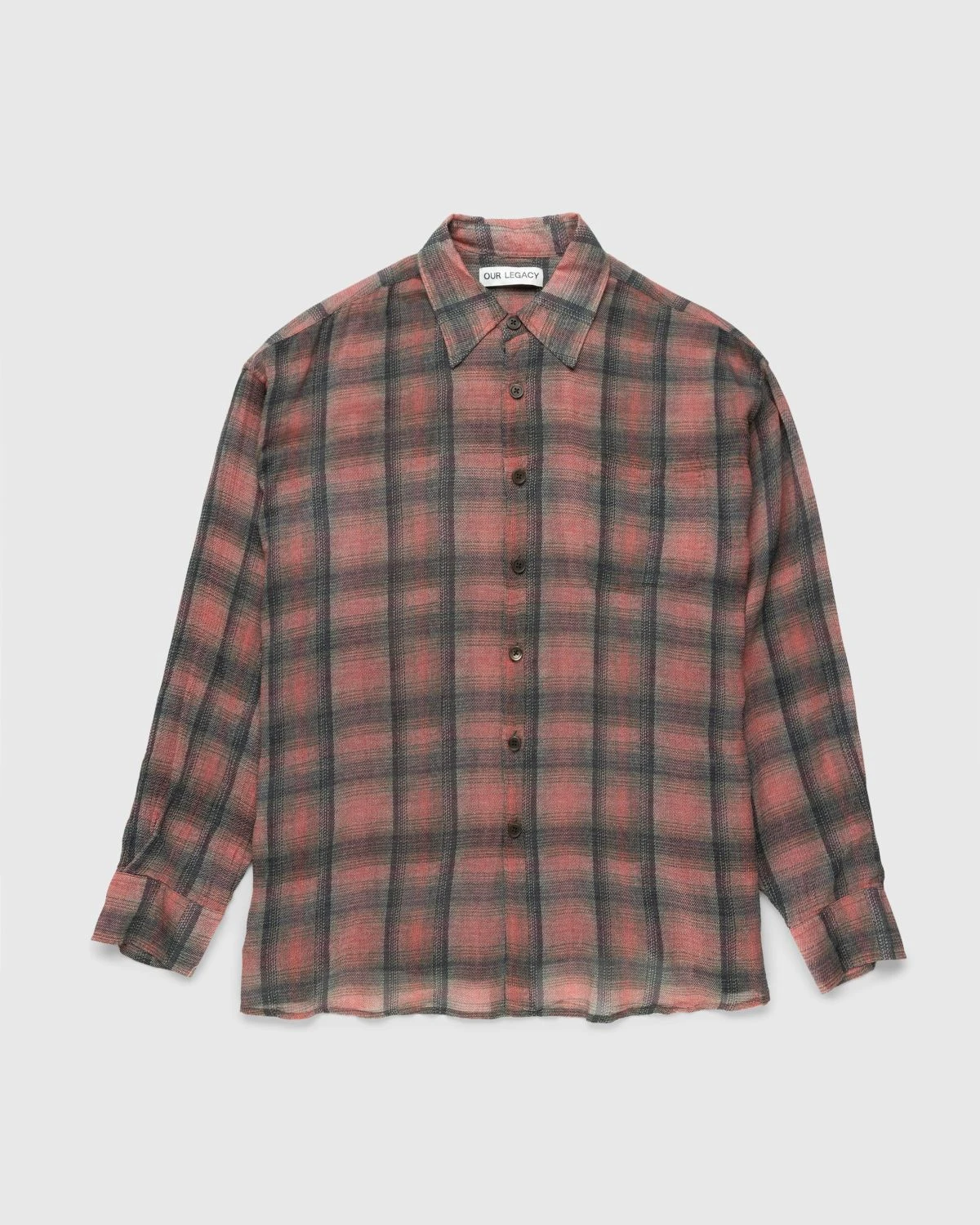 Our Legacy – Borrowed Shirt Big Lumbercheck Print