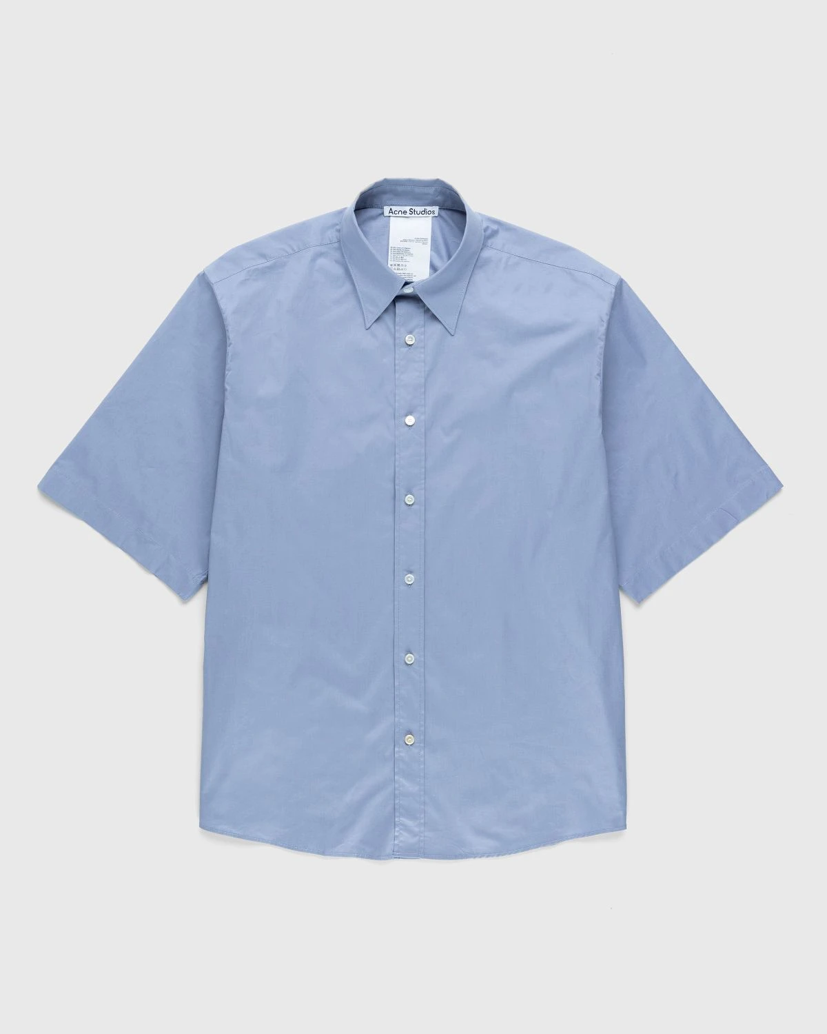 Acne Studios – Short-Sleeve Button-Up Dusty Blue