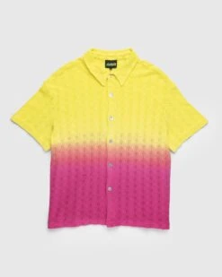 AGR – Gentle Happiness Lace Shirt Yellow/Pink