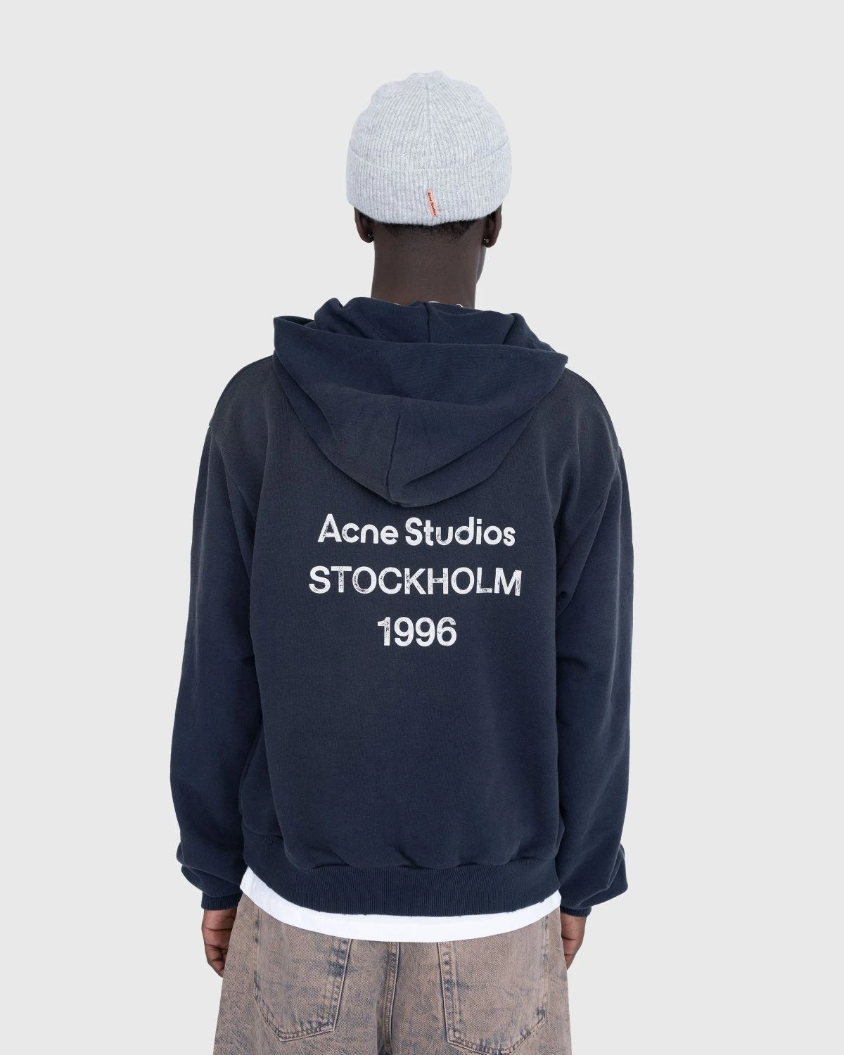 Acne Studios – Logo Hoodie Black - Image 3
