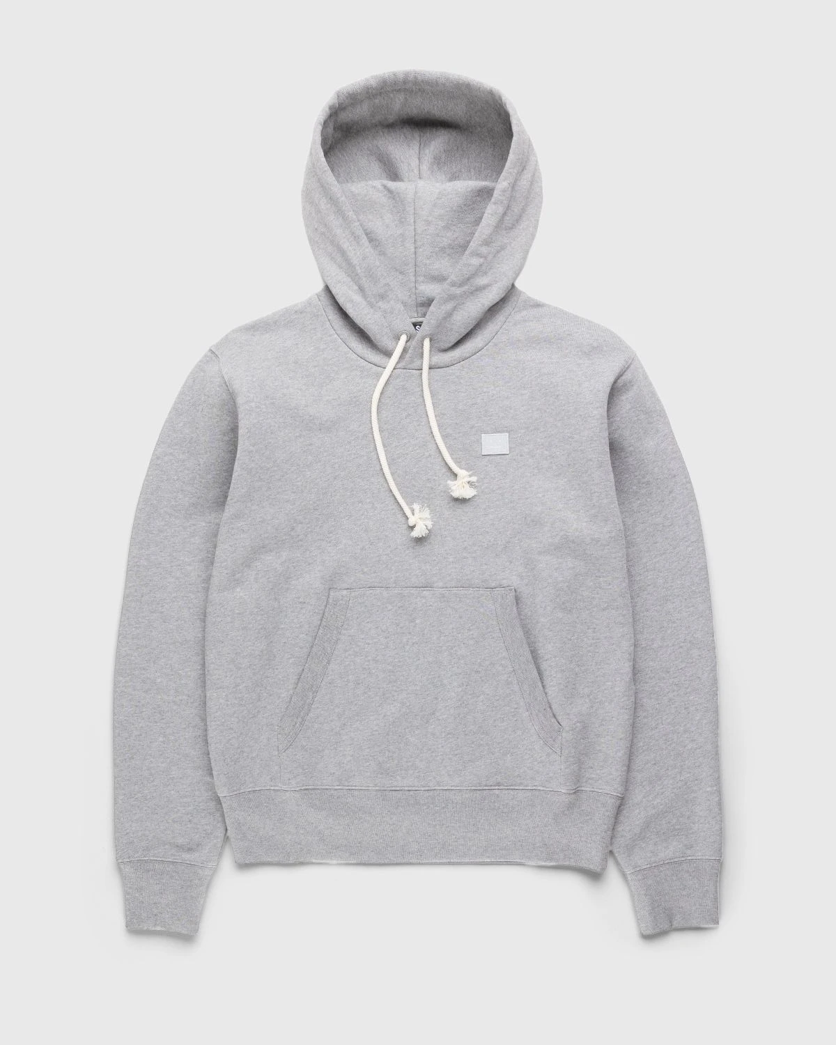 Acne Studios β Face Logo Hoodie Grey