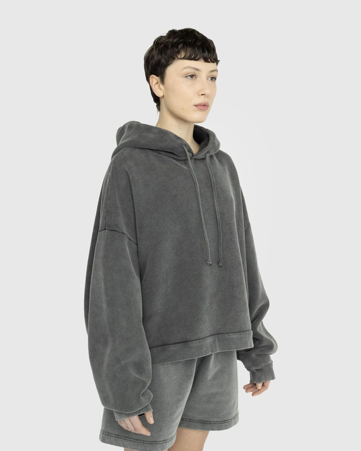 Acne Studios – Hooded Sweatshirt Faded Black - Image 4