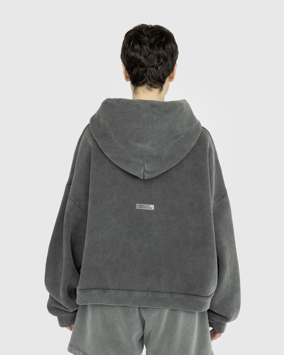Acne Studios – Hooded Sweatshirt Faded Black - Image 3