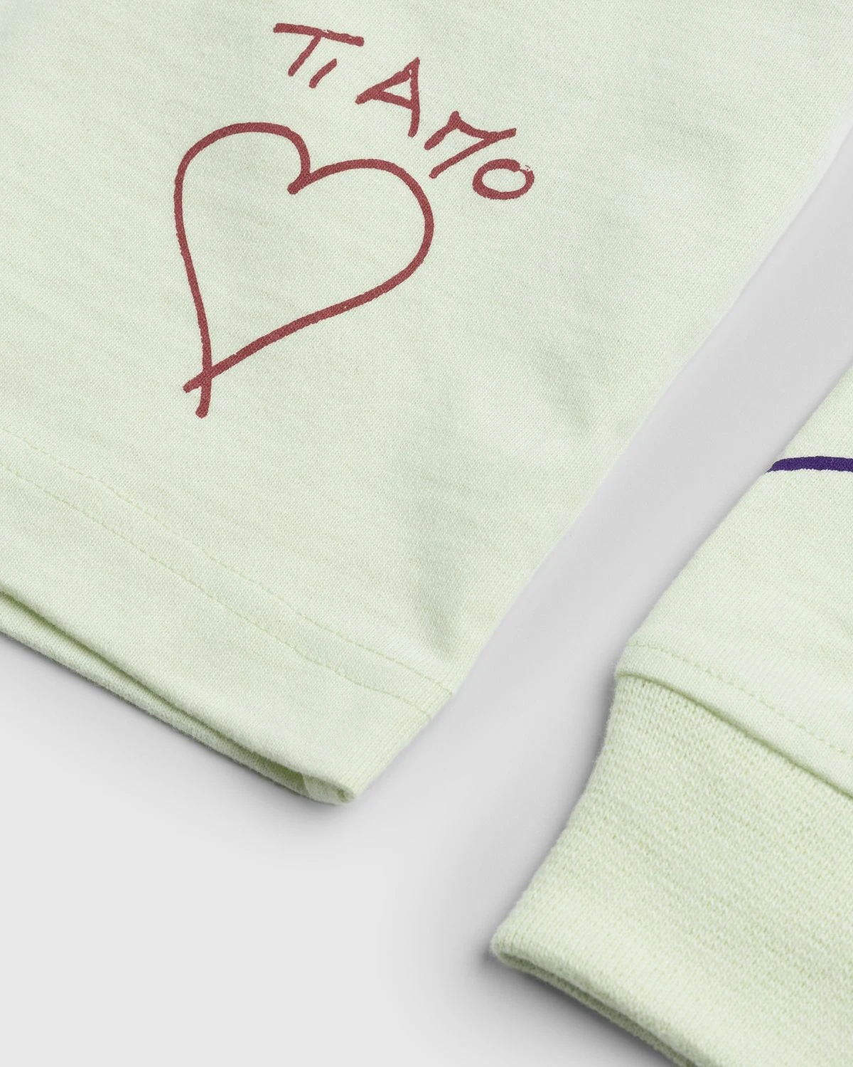 Acne Studios – Scribbles Longsleeve T-Shirt Green - Image 6