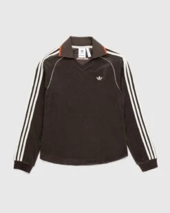 Adidas X Wales Bonner – Logo Embroidered Longsleeve Dark Brown