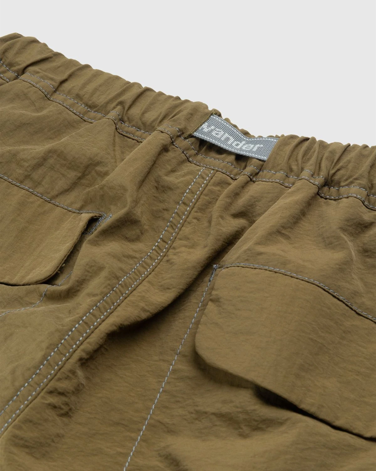 And Wander – Ny Taffeta Hiker Shorts Khaki - Image 6