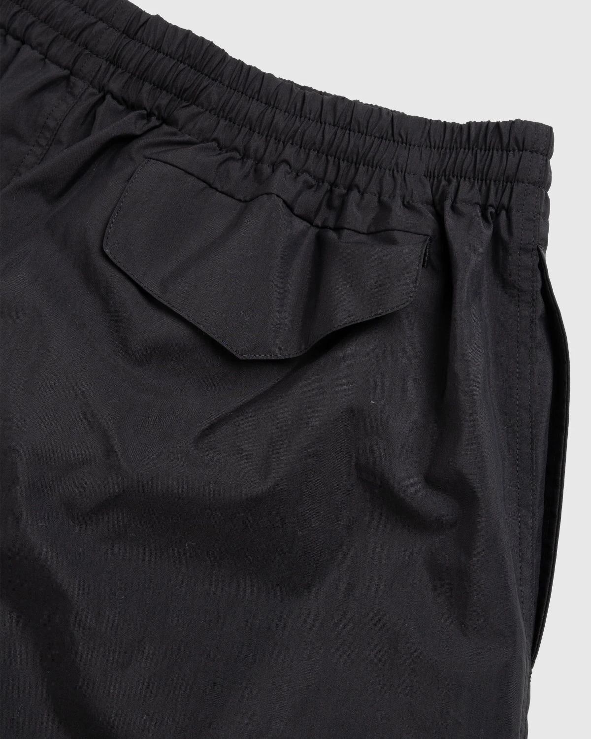Auralee – Washed Cotton Nylon Weather Easy Shorts Black - Image 5