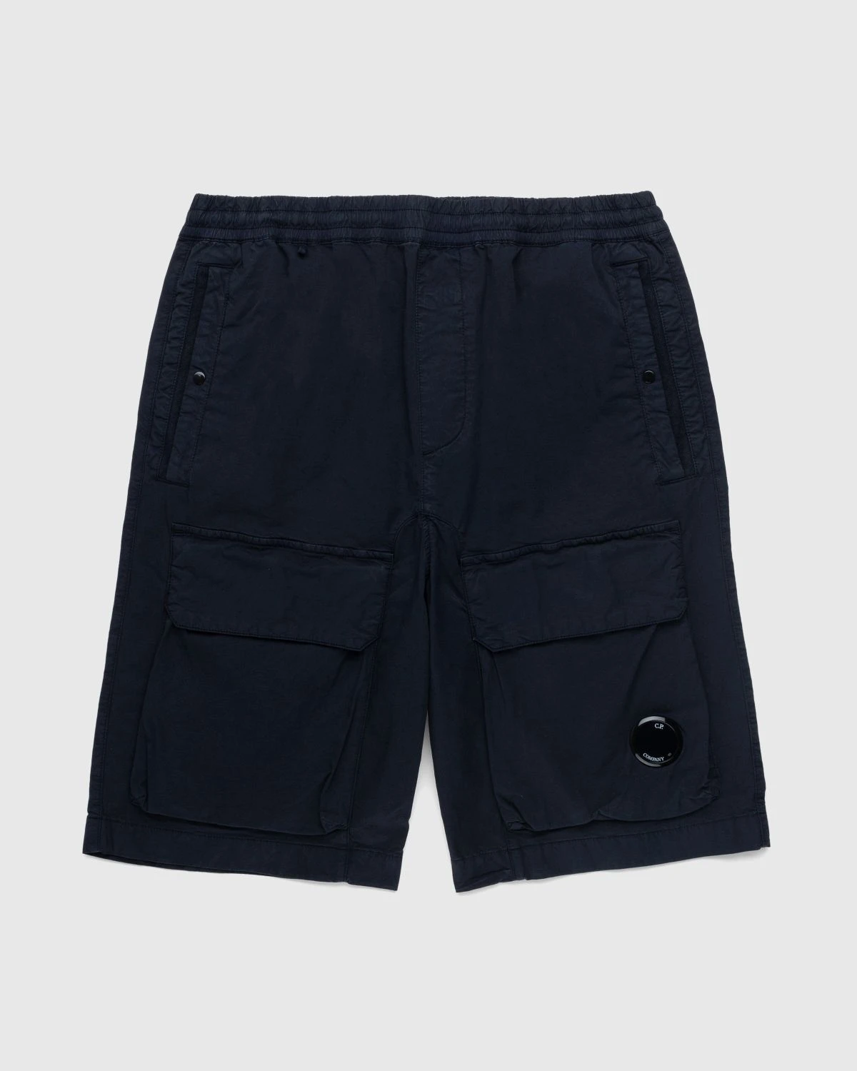 C.P. Company β Twill Stretch Utility Shorts Total Eclipse Blue