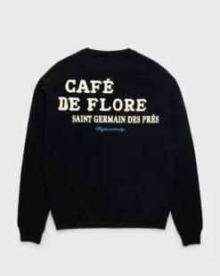 CafΓ© De Flore X Highsnobiety β Crewneck Black