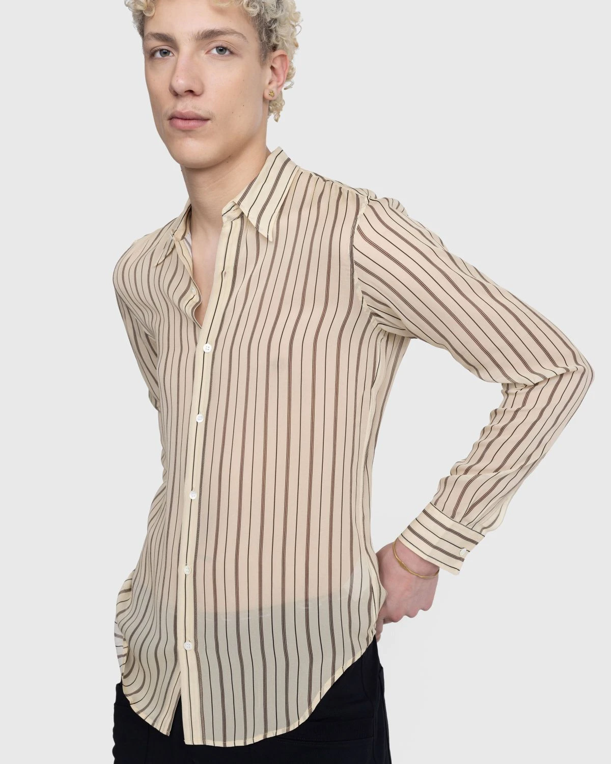 Dries Van Noten – Celdon Shirt Ecru - Image 6