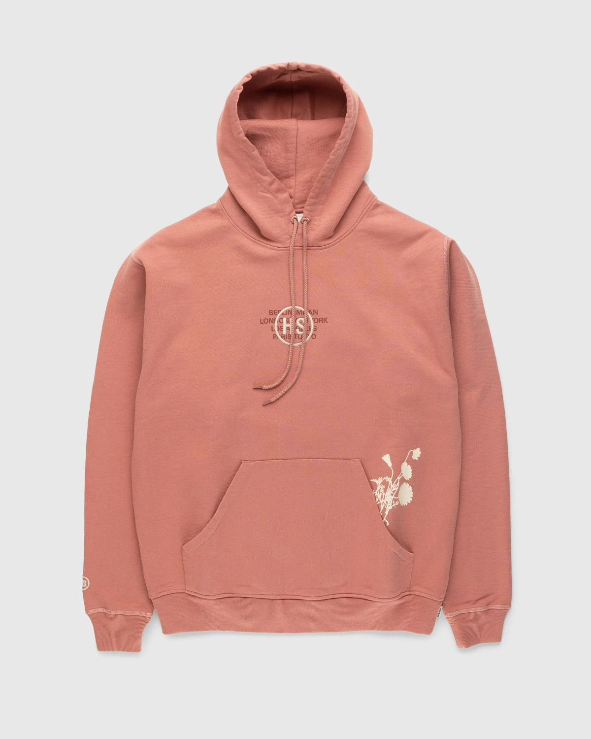 Highsnobiety – Upcycled Pale Pink Hoodie - Image 2