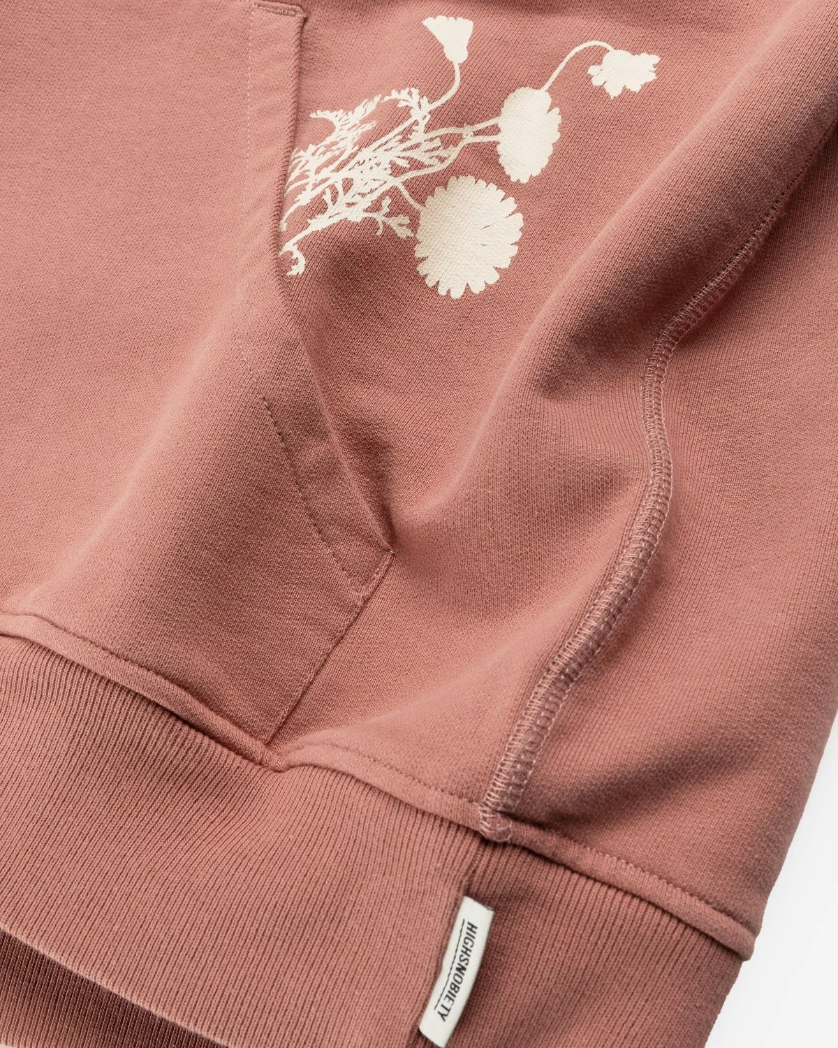 Highsnobiety – Upcycled Pale Pink Hoodie - Image 4