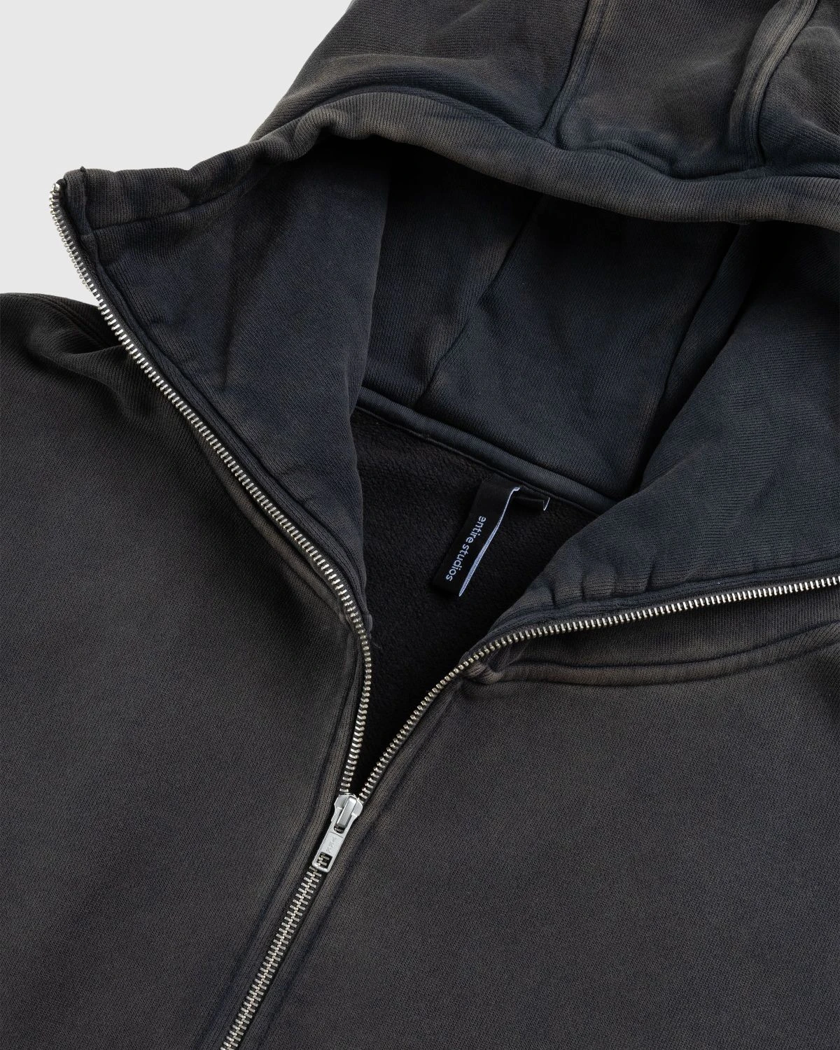 Entire Studios – Full Zip (Hoodie) Washed Black - Image 5