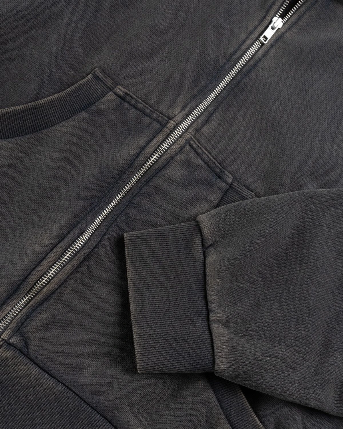 Entire Studios – Full Zip (Hoodie) Washed Black - Image 6