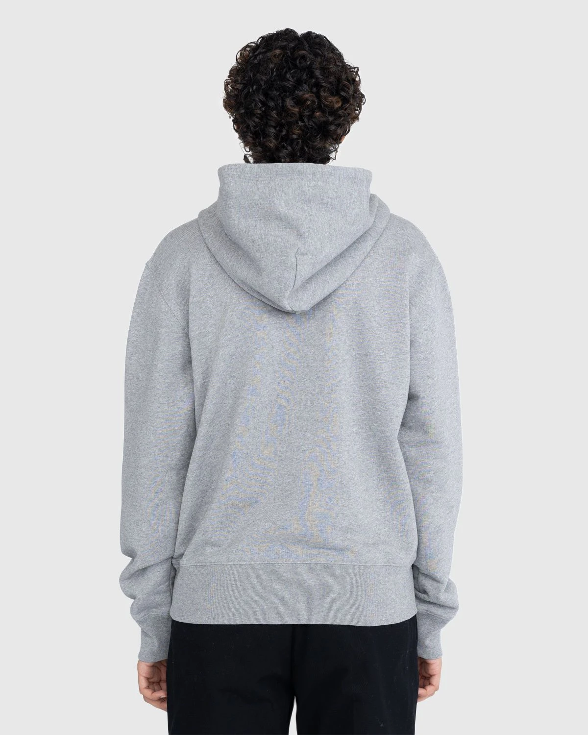 Acne Studios β Face Logo Hoodie Grey - Image 4