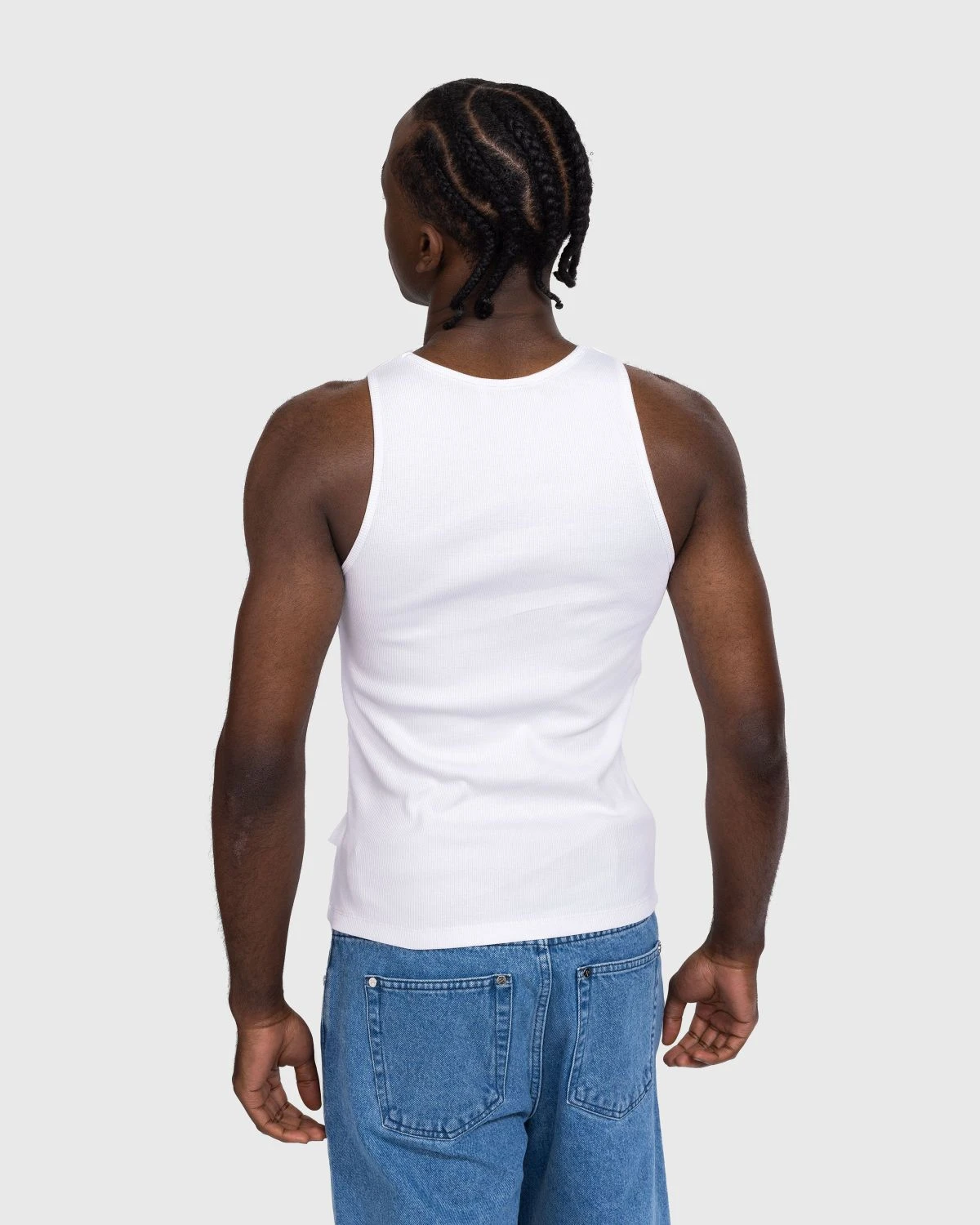 GmbH – Ali Rib Tank Top White - Image 3