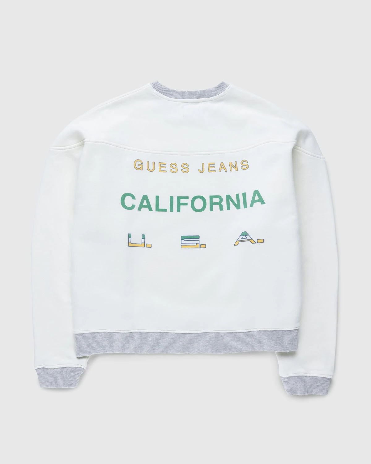 Guess USA – Vintage Logo Crewneck Alabaster White