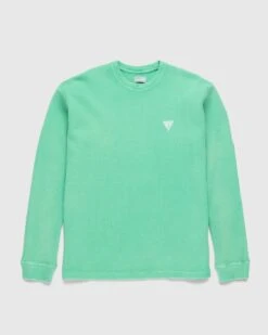 Guess USA – Longsleeve Waffle Tee Jade Sea