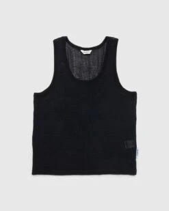 Highsnobiety β Cotton Mesh Knit Tank Top Black