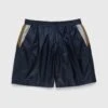 Highsnobiety – Mix Panel Nylon Shorts Navy/Brown