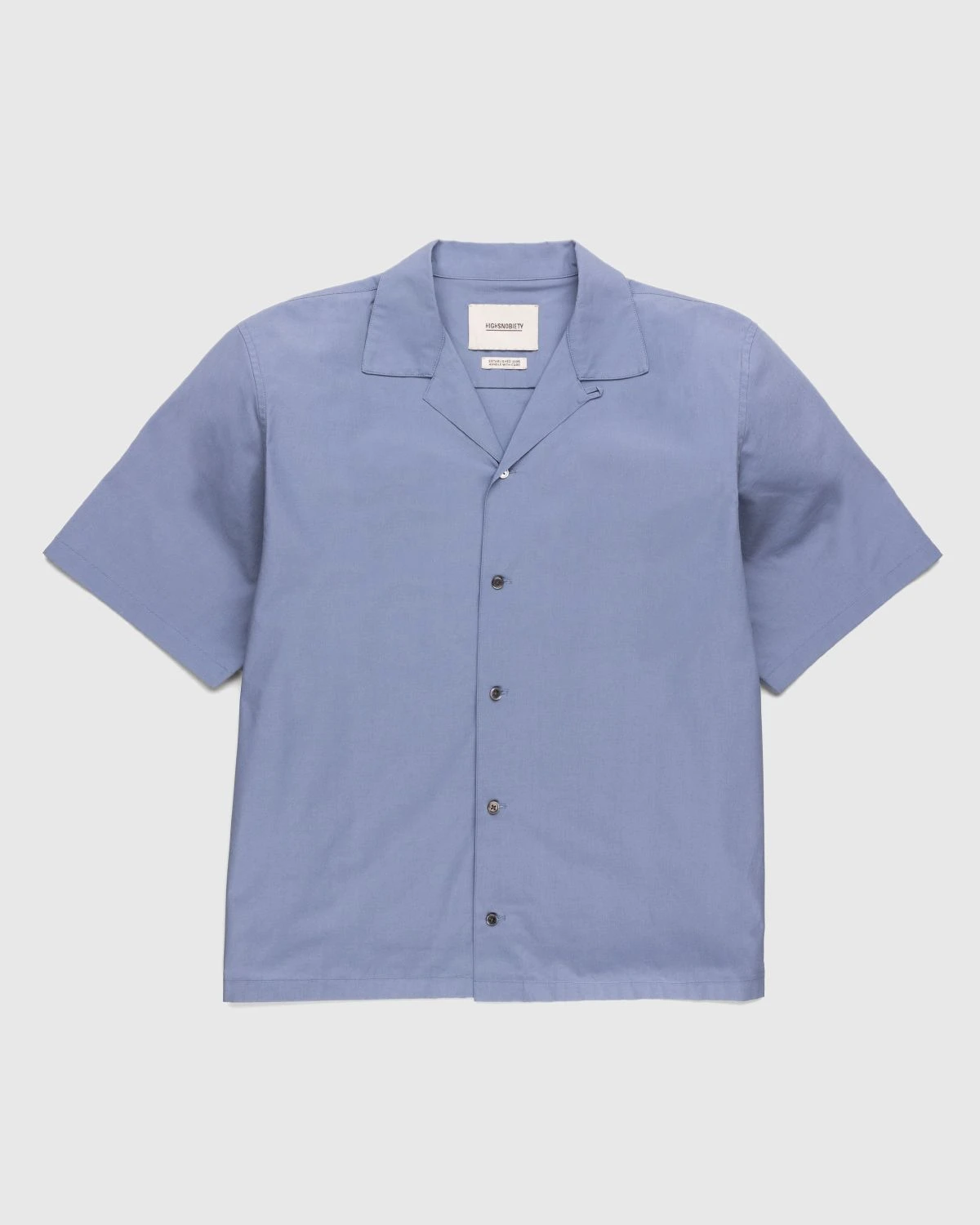 Highsnobiety – Poplin Short-Sleeve Shirt Blue
