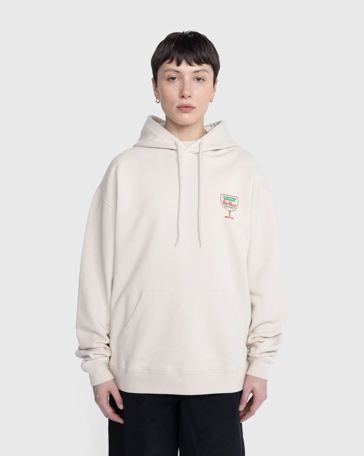 Bar Basso X Highsnobiety β Logo Hoodie Eggshell - Image 3