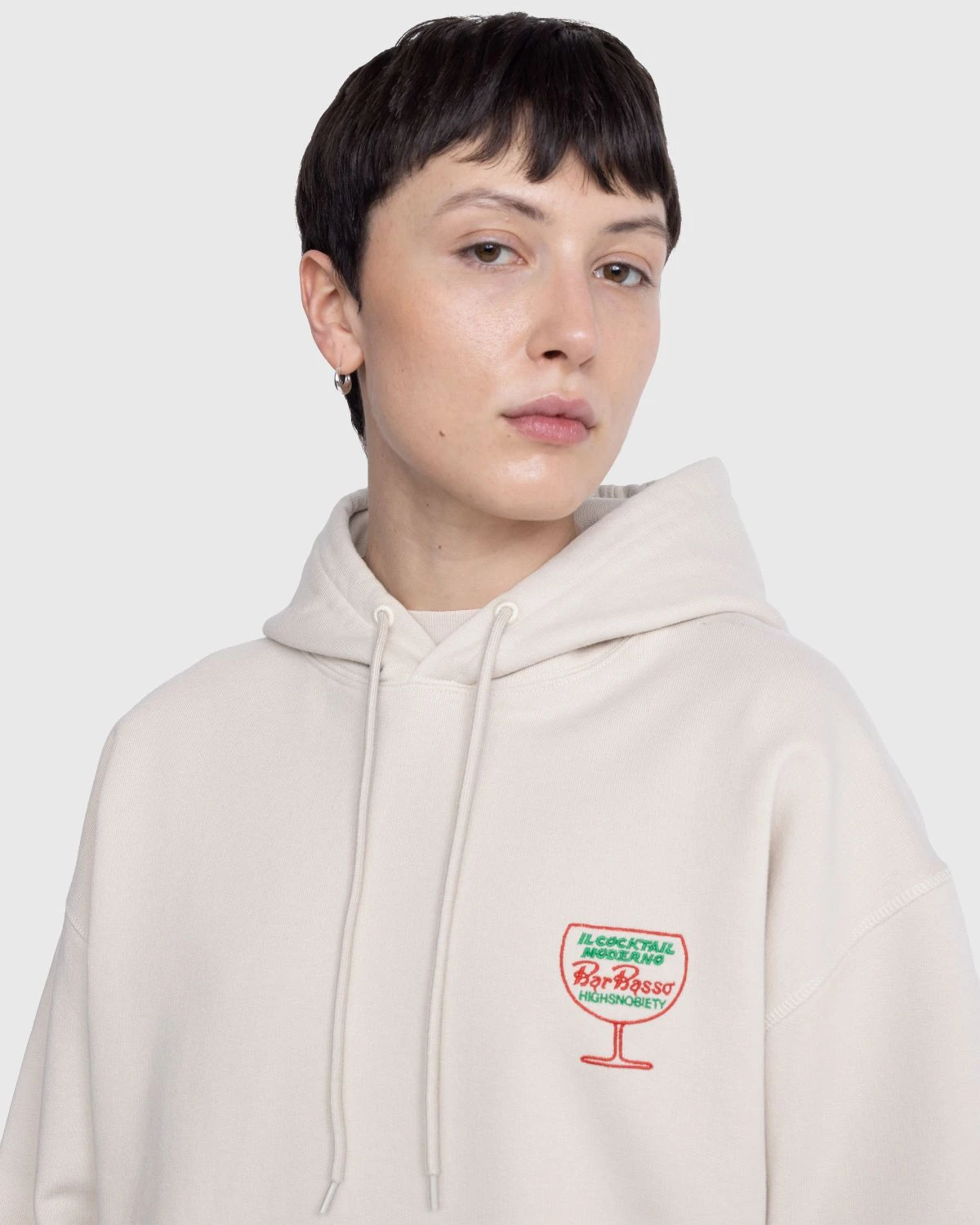Bar Basso X Highsnobiety β Logo Hoodie Eggshell - Image 6