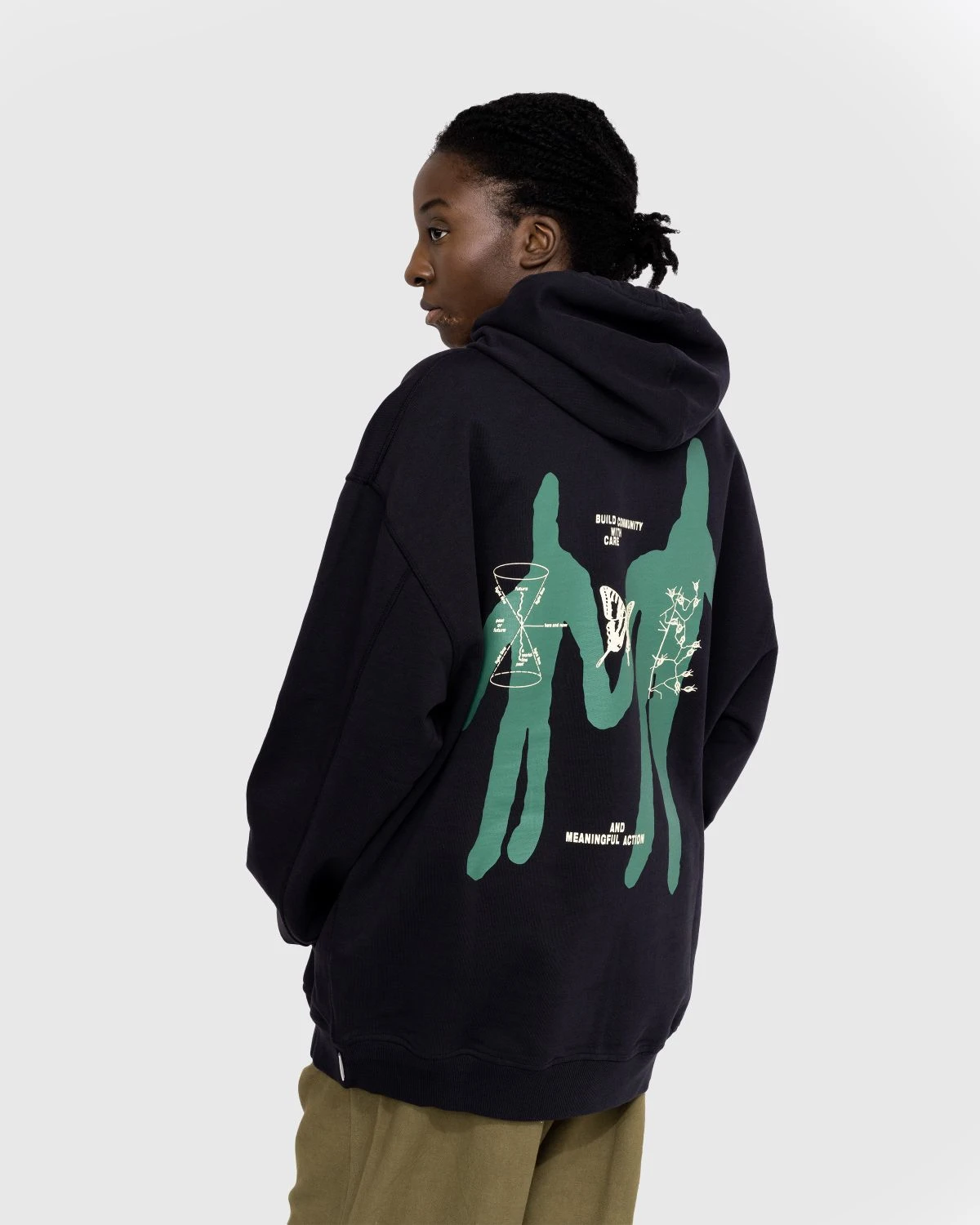 Highsnobiety – Upcycled Black Hoodie - Image 6