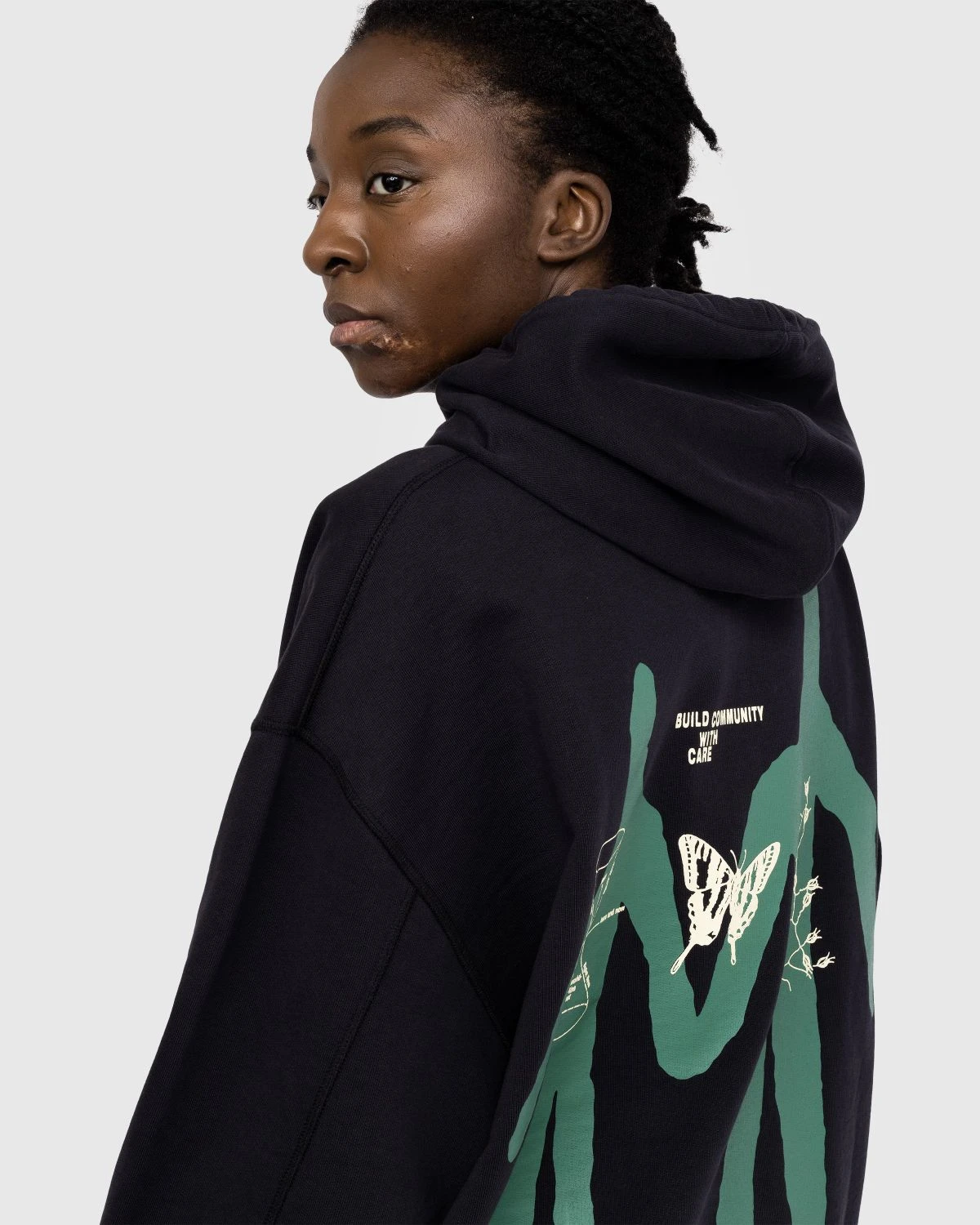 Highsnobiety – Upcycled Black Hoodie - Image 8