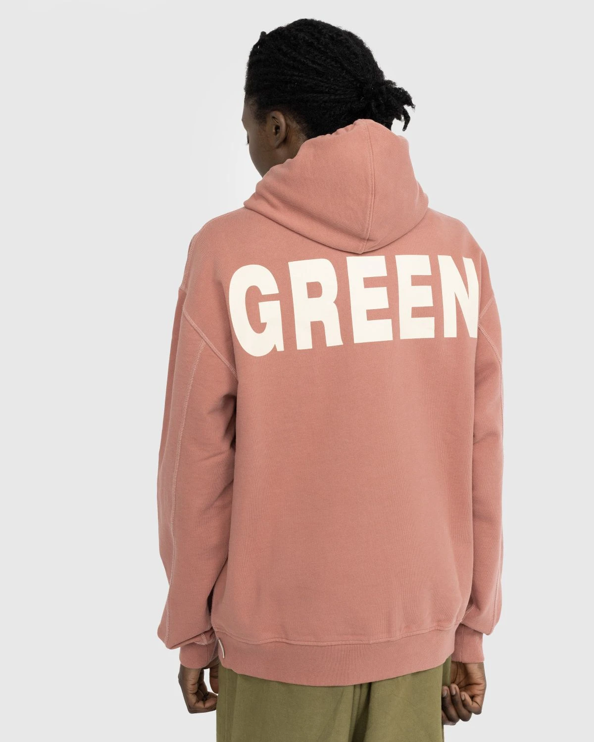 Highsnobiety – Upcycled Pale Pink Hoodie - Image 7