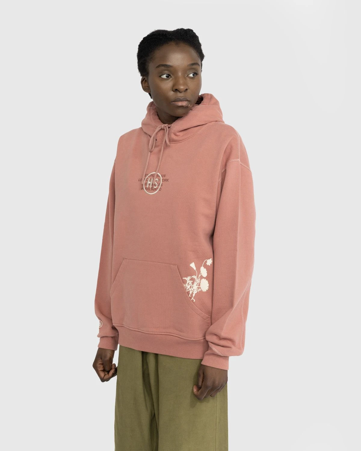 Highsnobiety – Upcycled Pale Pink Hoodie - Image 6
