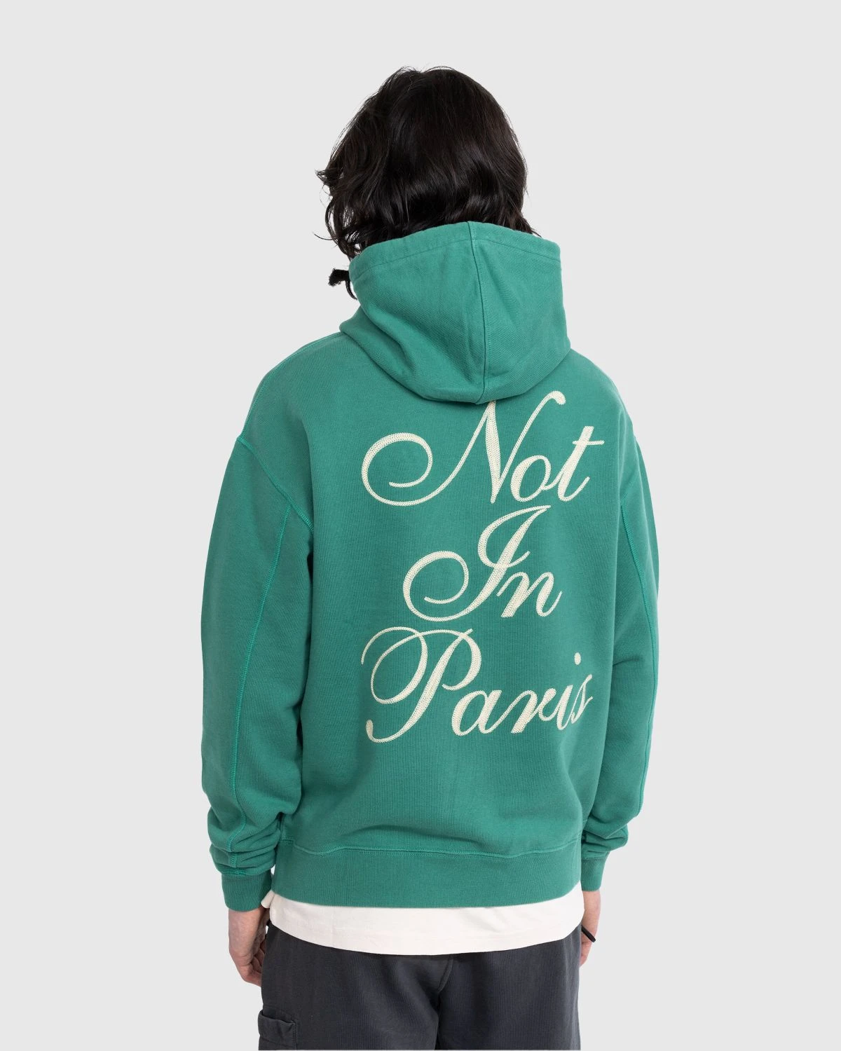Highsnobiety β Not In Paris 5 Hoodie Green - Image 4