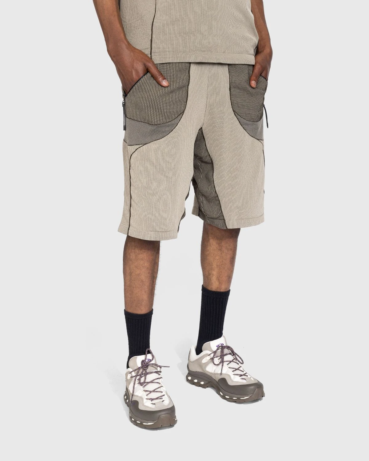 J.L-A.L – Gelder Knitted Short Brown/Sand - Image 2