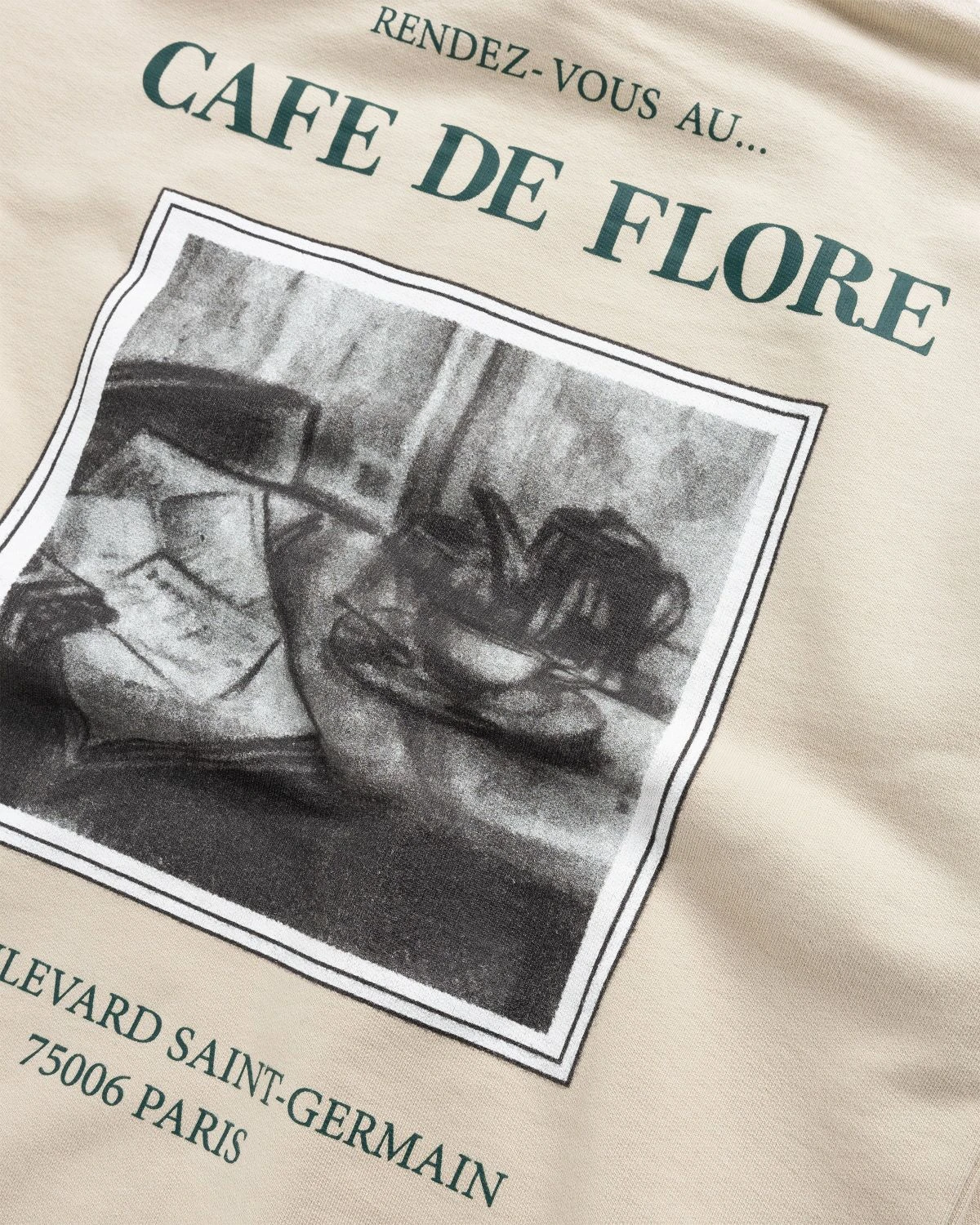 Café De Flore X Highsnobiety – Hoodie Eggshell 1 - Image 5