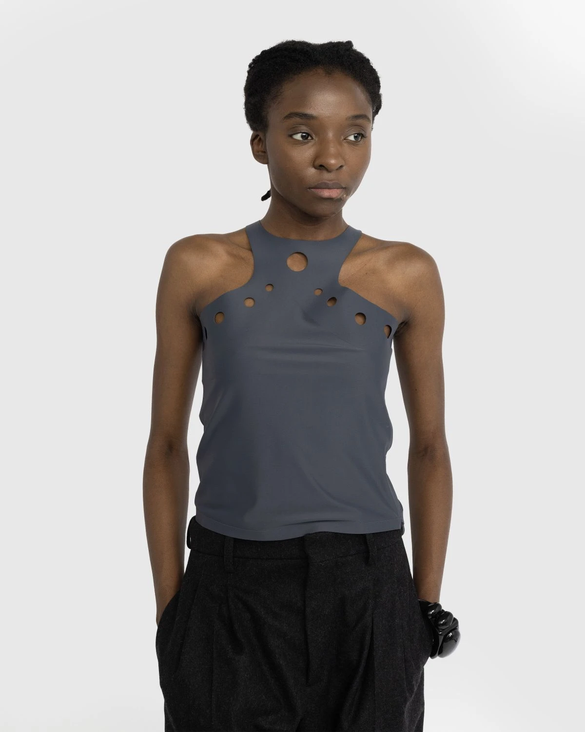 Jean Paul Gaultier β Perforated Details Tanktop - Image 2