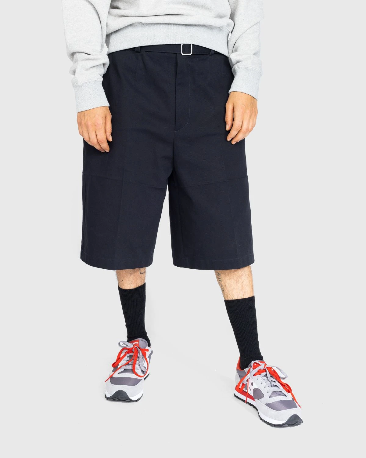 Jil Sander β Belted Shorts Navy - Image 2