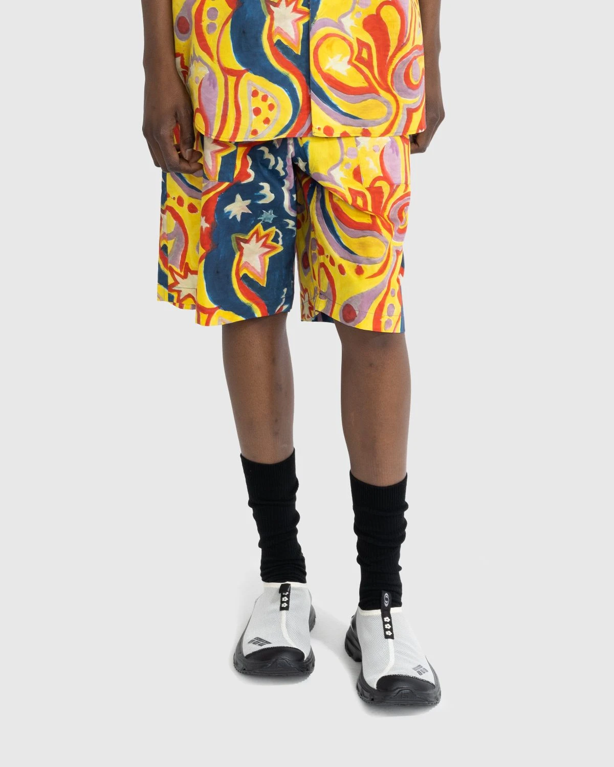 Marni X No Vacancy Inn – Poplin Shorts Multi - Image 2