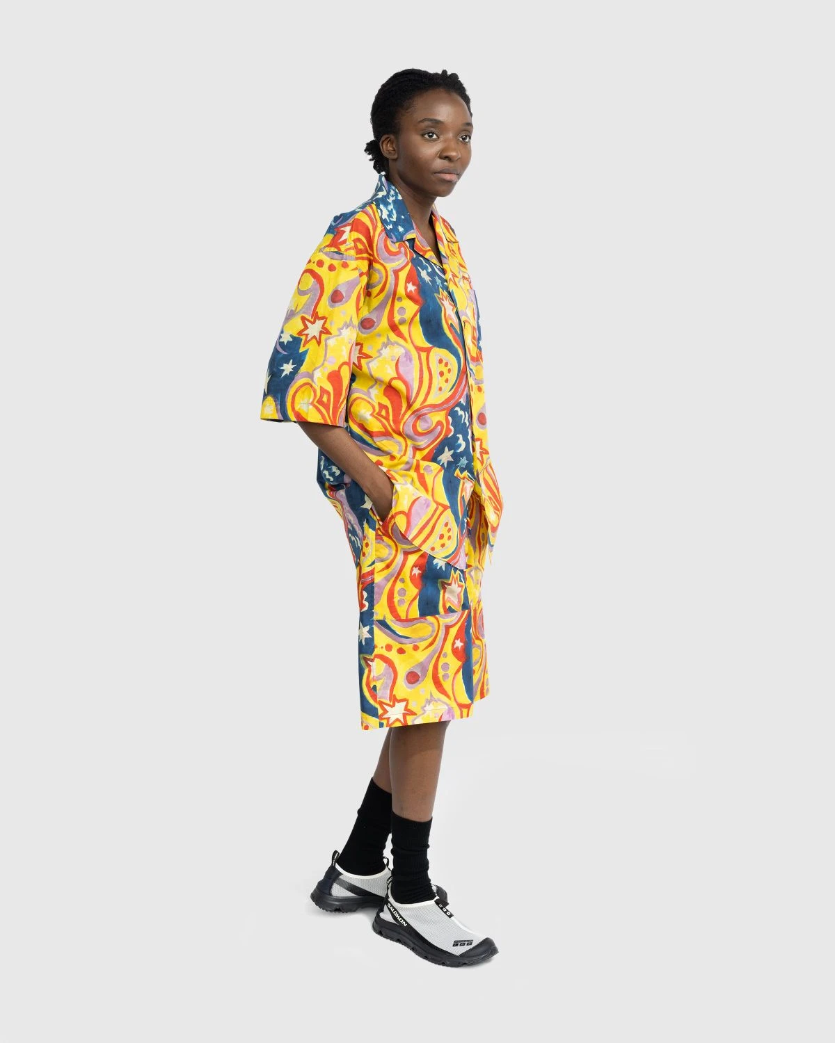Marni X No Vacancy Inn – Poplin Shorts Multi - Image 4