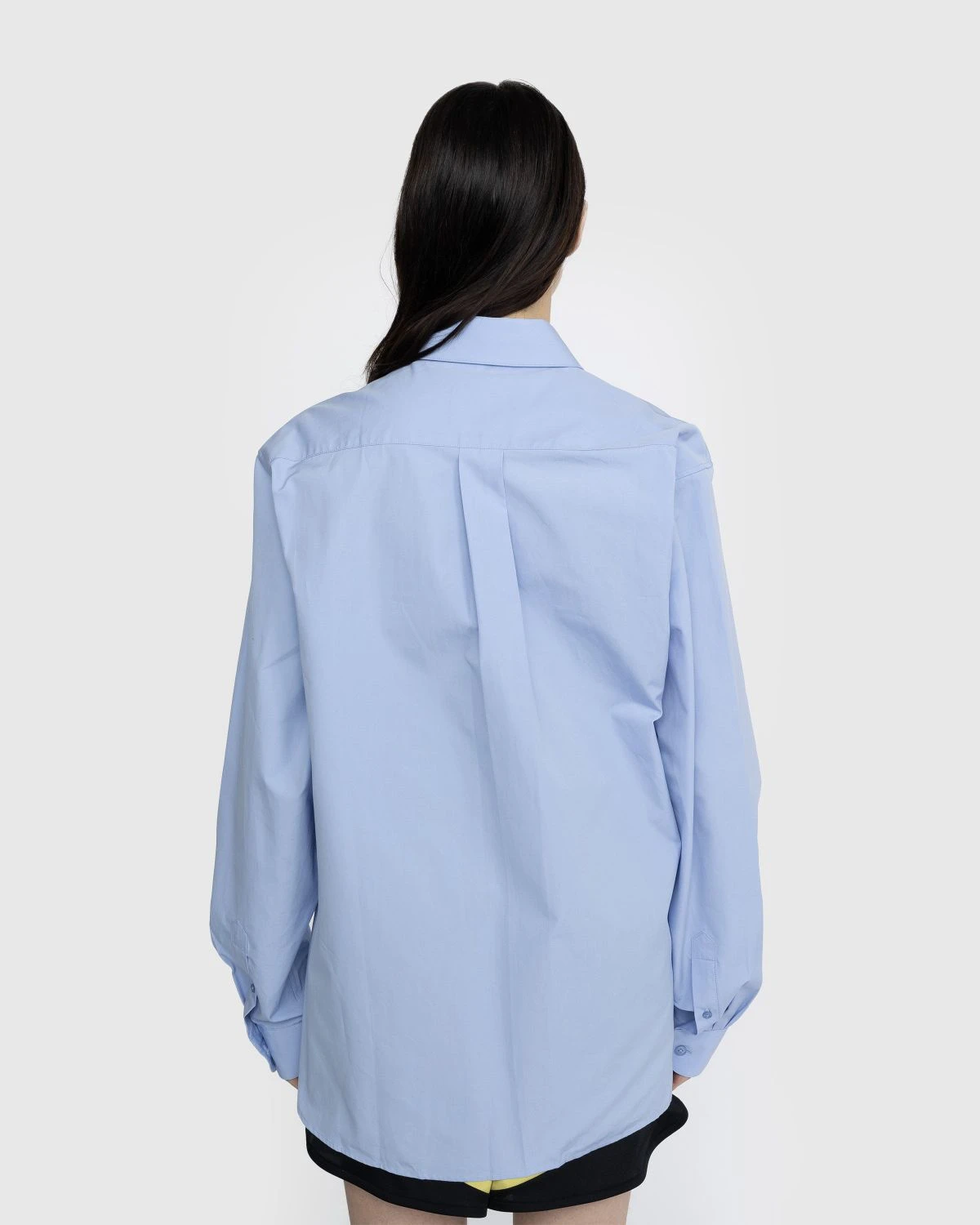 Martine Rose – Wrap Shirt Blue - Image 3