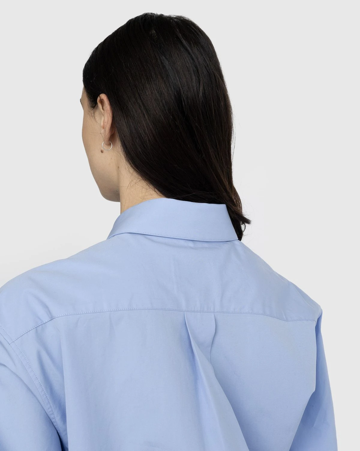 Martine Rose – Wrap Shirt Blue - Image 7