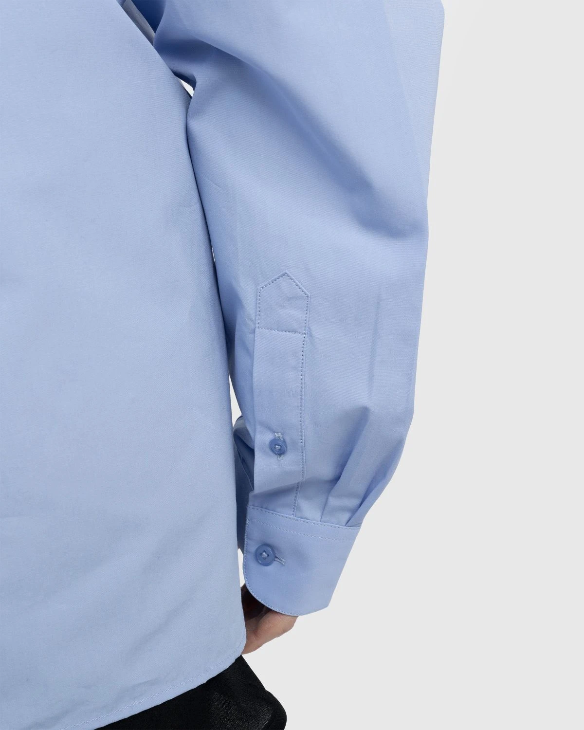 Martine Rose – Wrap Shirt Blue - Image 6